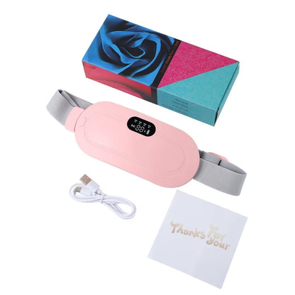 Electric Period Cramp Massager – Gentle Heating Pad for Quick Relief