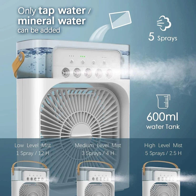 Portable Mini Fan – Powerful Cooling Anywhere | USB Handheld Fan