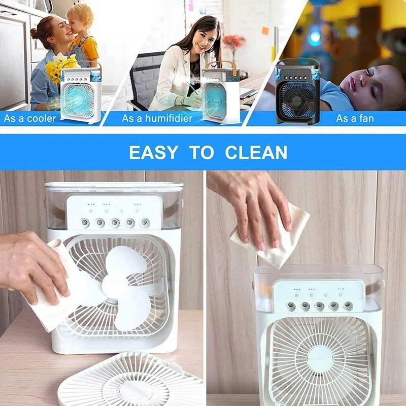 Portable Mini Fan – Powerful Cooling Anywhere | USB Handheld Fan