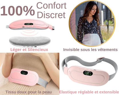 Electric Period Cramp Massager – Gentle Heating Pad for Quick Relief