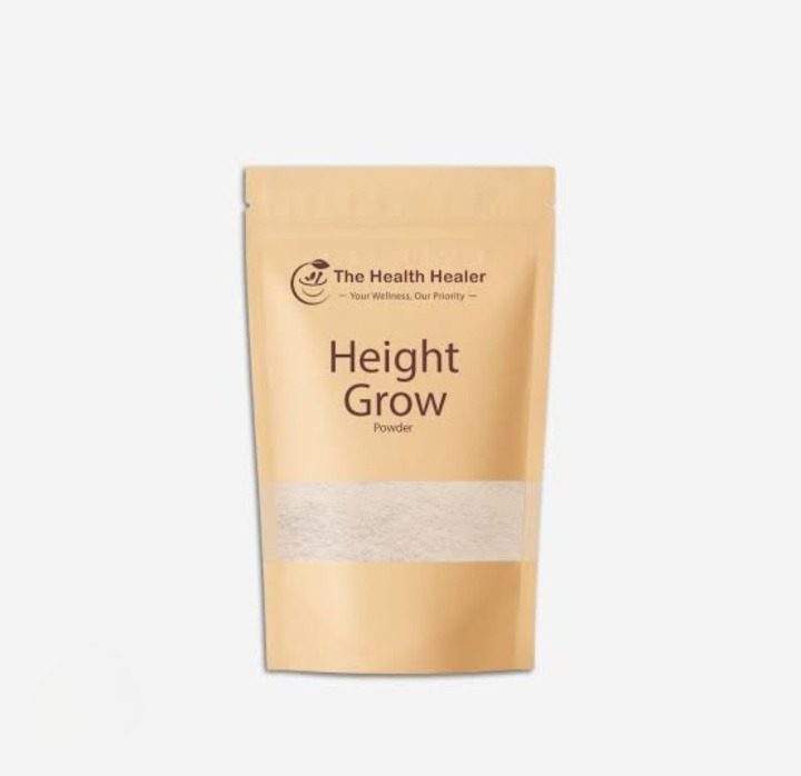 The Health Healer Height Grow Powder 100 Percent Natural Height Increase Supplement For Daily Growth And Wellness - 70g