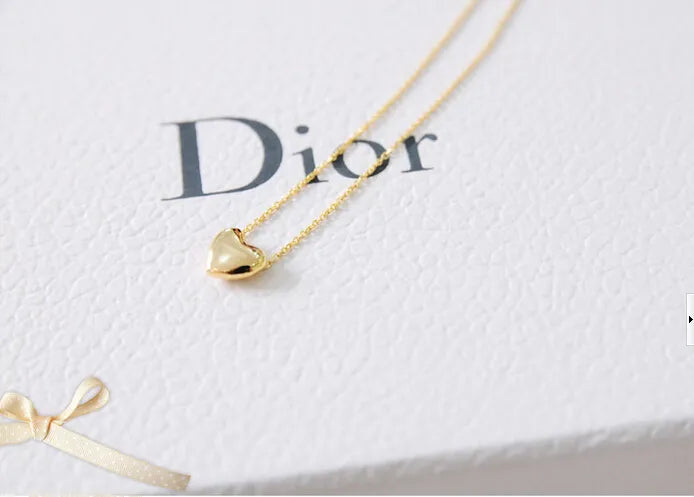 Korean Heart Shape Necklace Stainless Steel